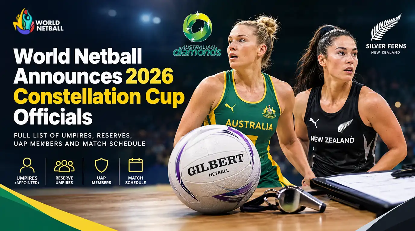 World Netball Announces 2026 Constellation Cup Officials